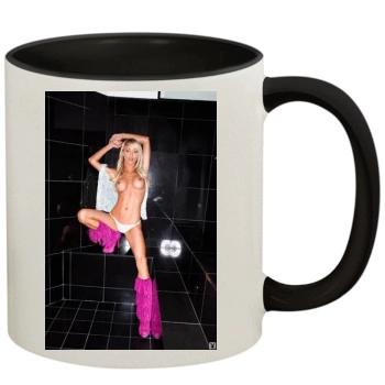 Sara Jean Underwood 11oz Colored Inner & Handle Mug