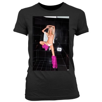 Sara Jean Underwood Women's Junior Cut Crewneck T-Shirt