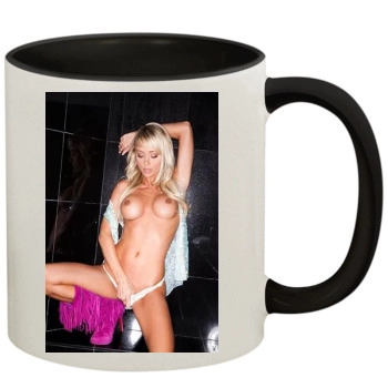 Sara Jean Underwood 11oz Colored Inner & Handle Mug