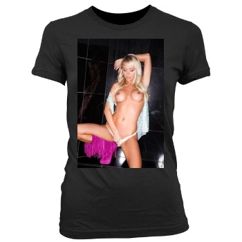 Sara Jean Underwood Women's Junior Cut Crewneck T-Shirt