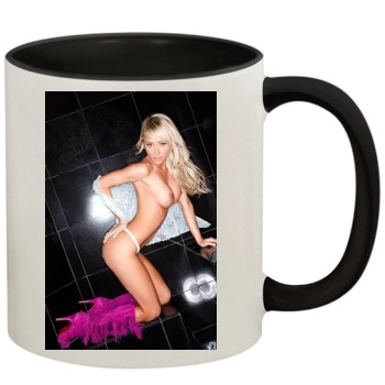 Sara Jean Underwood 11oz Colored Inner & Handle Mug