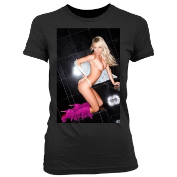 Sara Jean Underwood Women's Junior Cut Crewneck T-Shirt