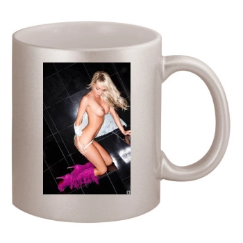 Sara Jean Underwood 11oz Metallic Silver Mug