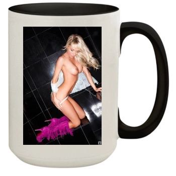 Sara Jean Underwood 15oz Colored Inner & Handle Mug