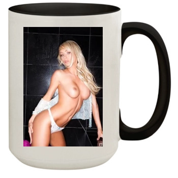 Sara Jean Underwood 15oz Colored Inner & Handle Mug