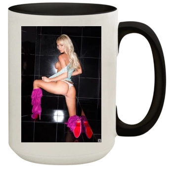 Sara Jean Underwood 15oz Colored Inner & Handle Mug