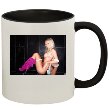 Sara Jean Underwood 11oz Colored Inner & Handle Mug