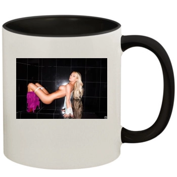 Sara Jean Underwood 11oz Colored Inner & Handle Mug