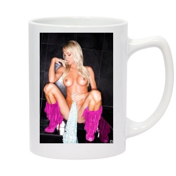 Sara Jean Underwood 14oz White Statesman Mug