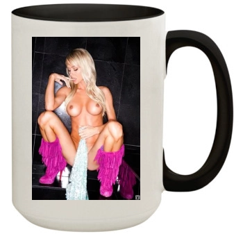 Sara Jean Underwood 15oz Colored Inner & Handle Mug