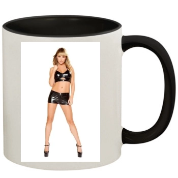 Sara Jean Underwood 11oz Colored Inner & Handle Mug