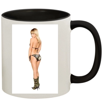 Sara Jean Underwood 11oz Colored Inner & Handle Mug