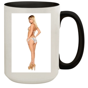 Sara Jean Underwood 15oz Colored Inner & Handle Mug