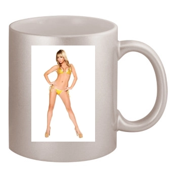 Sara Jean Underwood 11oz Metallic Silver Mug