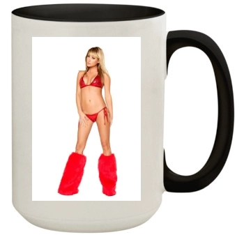 Sara Jean Underwood 15oz Colored Inner & Handle Mug