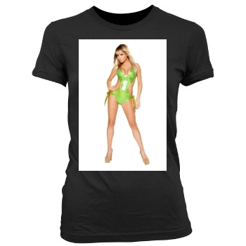 Sara Jean Underwood Women's Junior Cut Crewneck T-Shirt