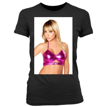 Sara Jean Underwood Women's Junior Cut Crewneck T-Shirt