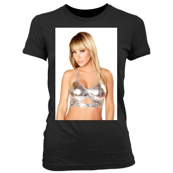 Sara Jean Underwood Women's Junior Cut Crewneck T-Shirt