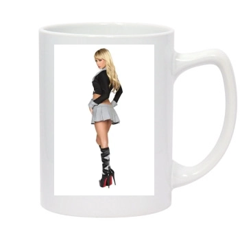 Sara Jean Underwood 14oz White Statesman Mug