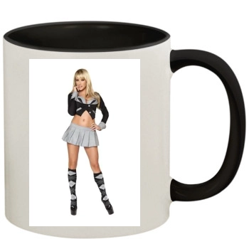 Sara Jean Underwood 11oz Colored Inner & Handle Mug