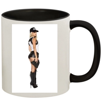 Sara Jean Underwood 11oz Colored Inner & Handle Mug