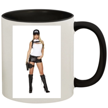 Sara Jean Underwood 11oz Colored Inner & Handle Mug