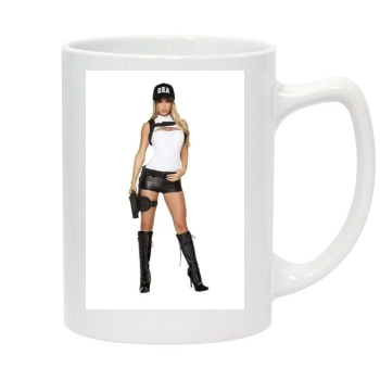 Sara Jean Underwood 14oz White Statesman Mug