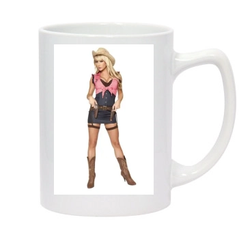 Sara Jean Underwood 14oz White Statesman Mug