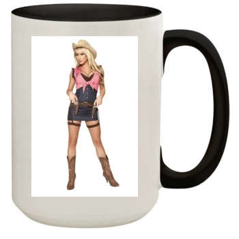 Sara Jean Underwood 15oz Colored Inner & Handle Mug