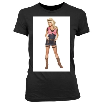 Sara Jean Underwood Women's Junior Cut Crewneck T-Shirt