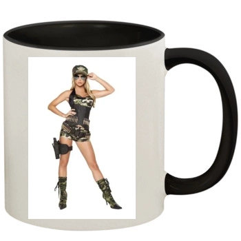 Sara Jean Underwood 11oz Colored Inner & Handle Mug