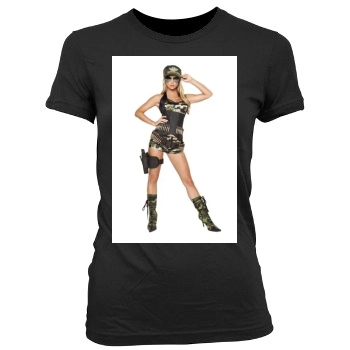 Sara Jean Underwood Women's Junior Cut Crewneck T-Shirt