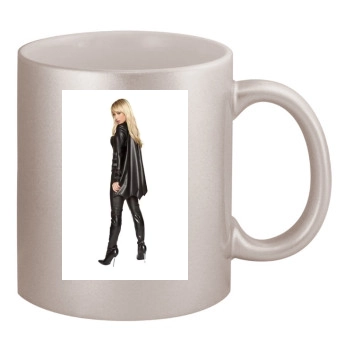 Sara Jean Underwood 11oz Metallic Silver Mug