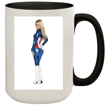 Sara Jean Underwood 15oz Colored Inner & Handle Mug