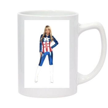 Sara Jean Underwood 14oz White Statesman Mug