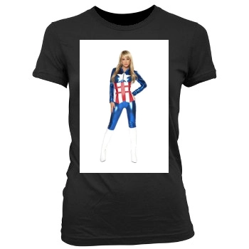 Sara Jean Underwood Women's Junior Cut Crewneck T-Shirt