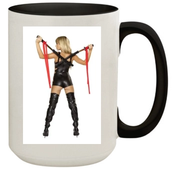 Sara Jean Underwood 15oz Colored Inner & Handle Mug