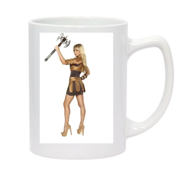 Sara Jean Underwood 14oz White Statesman Mug