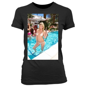 Sara Jean Underwood Women's Junior Cut Crewneck T-Shirt