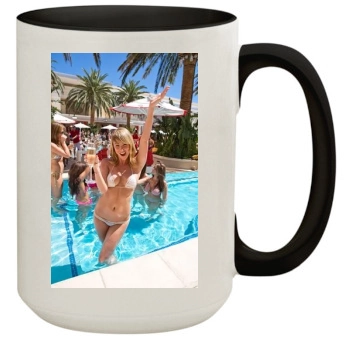 Sara Jean Underwood 15oz Colored Inner & Handle Mug