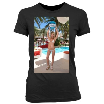 Sara Jean Underwood Women's Junior Cut Crewneck T-Shirt