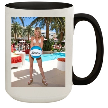 Sara Jean Underwood 15oz Colored Inner & Handle Mug