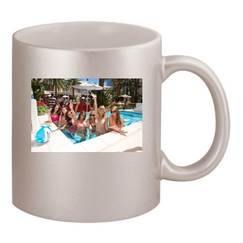 Sara Jean Underwood 11oz Metallic Silver Mug