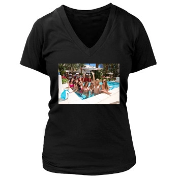 Sara Jean Underwood Women's Deep V-Neck TShirt