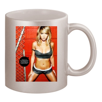 Sara Jean Underwood 11oz Metallic Silver Mug