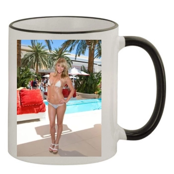 Sara Jean Underwood 11oz Colored Rim & Handle Mug