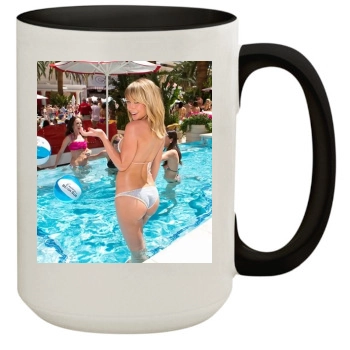 Sara Jean Underwood 15oz Colored Inner & Handle Mug