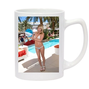 Sara Jean Underwood 14oz White Statesman Mug