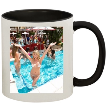 Sara Jean Underwood 11oz Colored Inner & Handle Mug