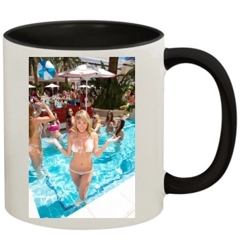 Sara Jean Underwood 11oz Colored Inner & Handle Mug